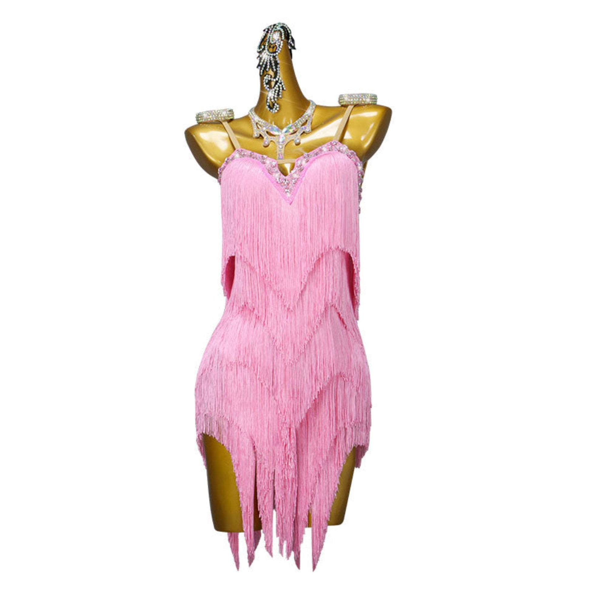 Fringe Filled Latin Dress 