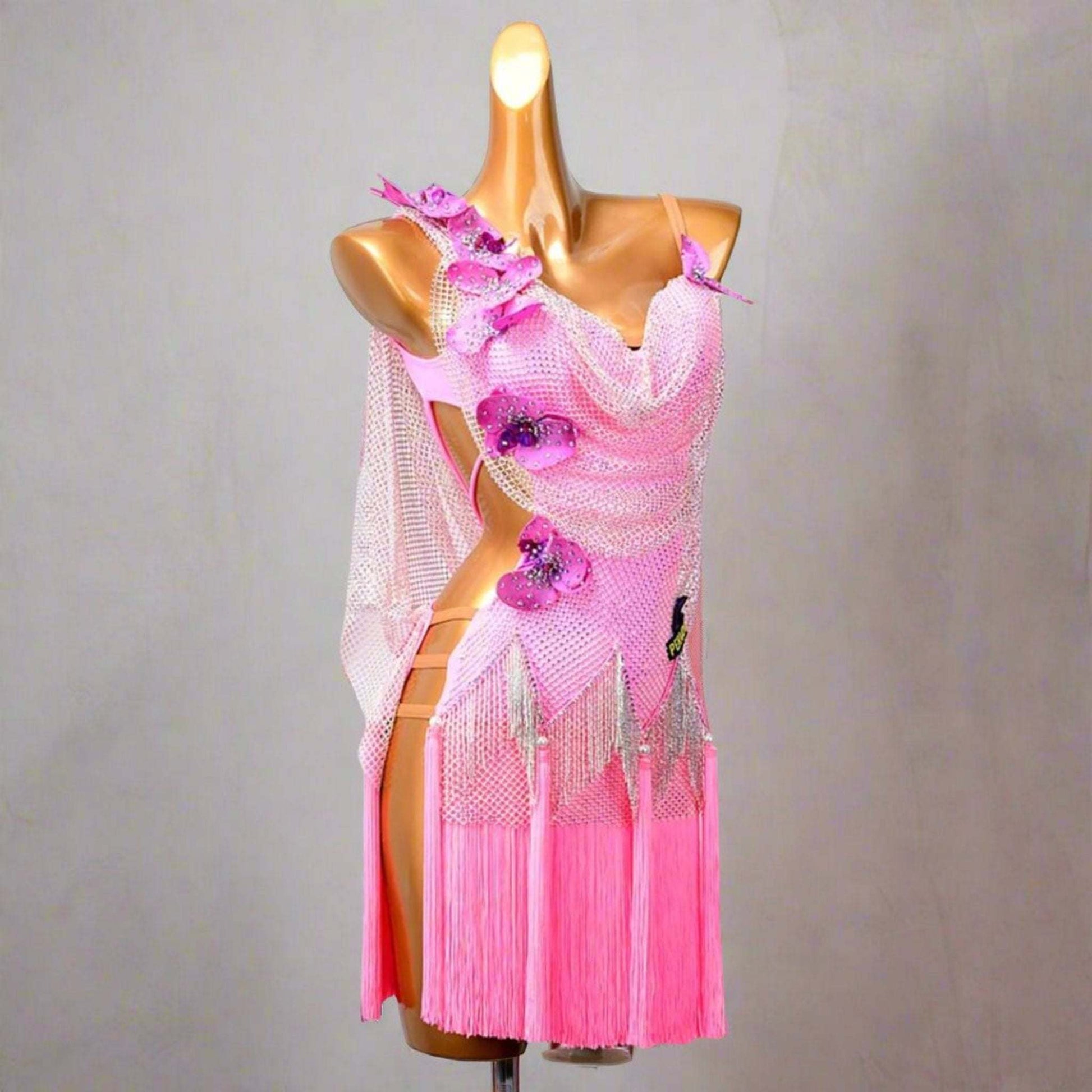 Exquisite Pink Dance Costume