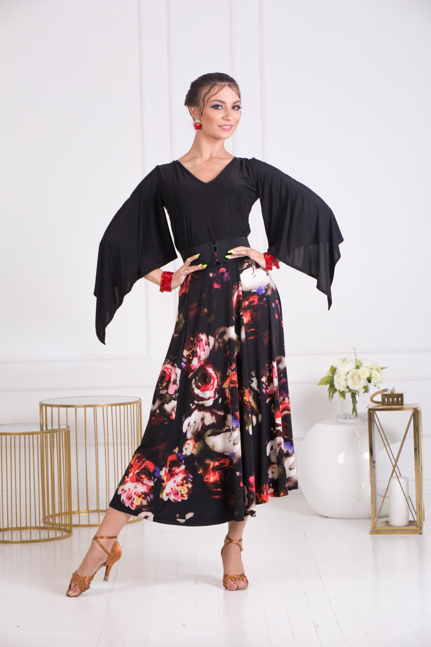 Serene Carimbo Ballroom SkirtDance Dressing