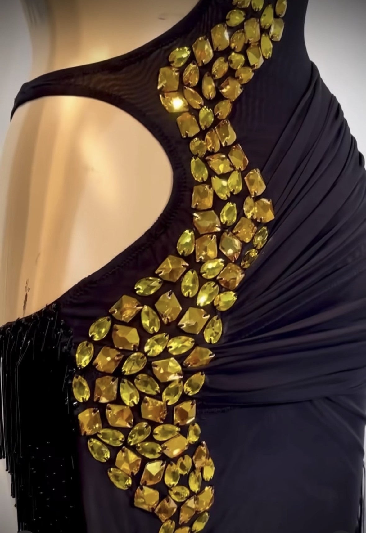 Asymetric Latin Dress