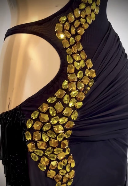 Asymetric Latin Dress