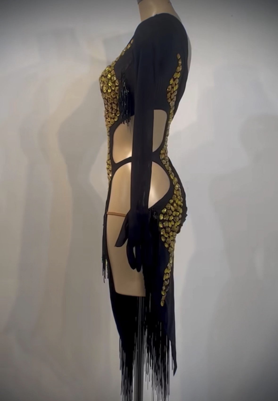 Asymetric Latin Dress
