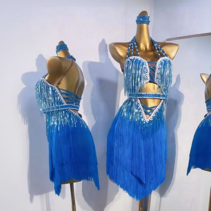Blue Latin Dress