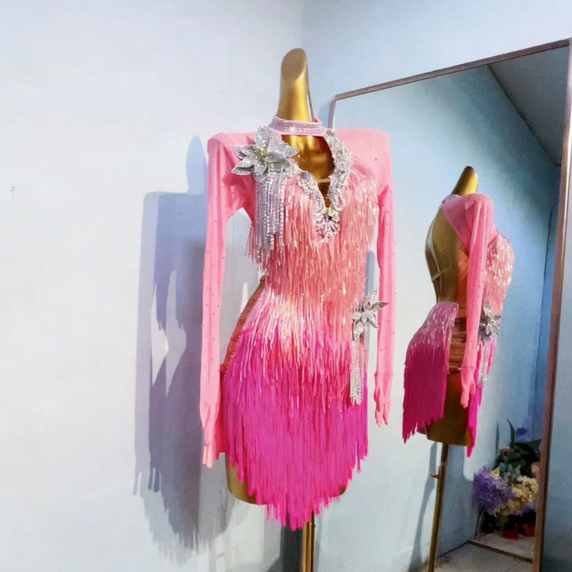 Latin Dance Dress For Woman