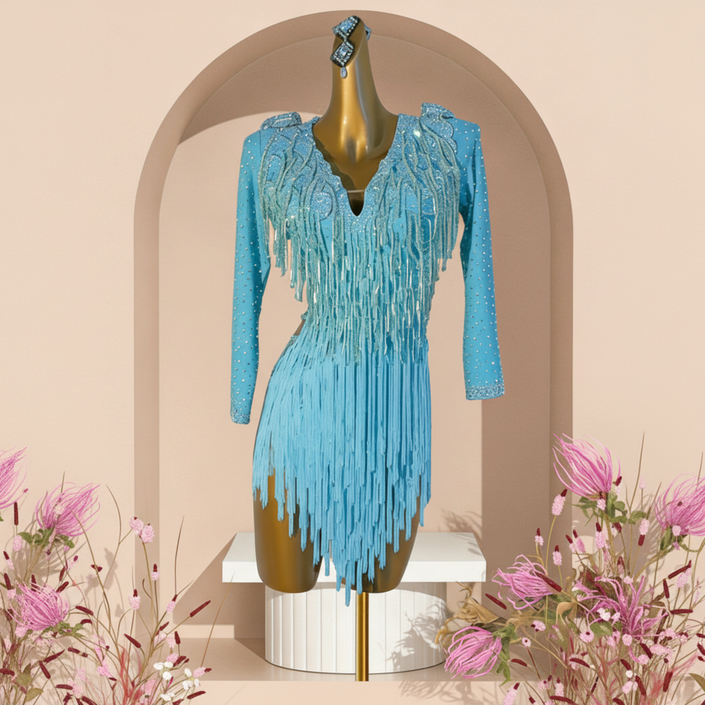 Latin Dance Dress For Competition