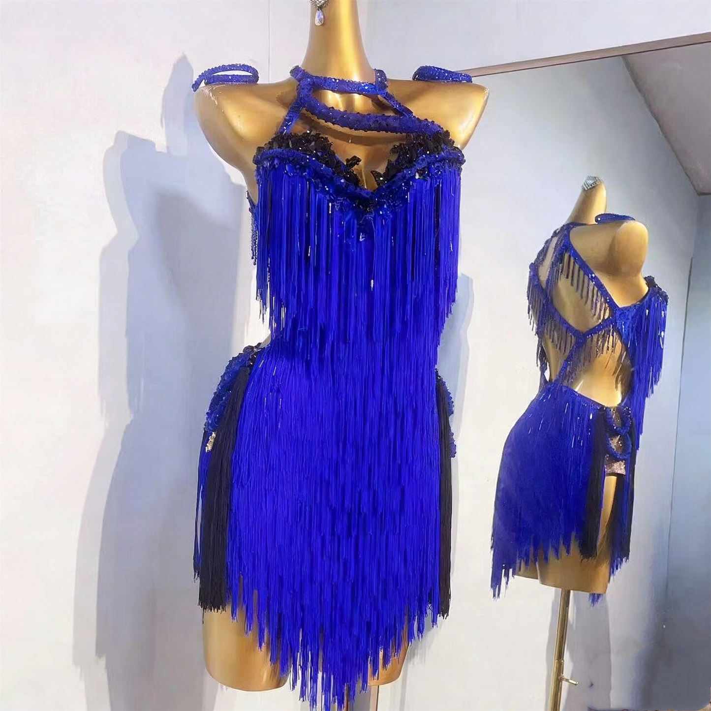 Electric Desire | Latin Dance Dress For Woman | DC147