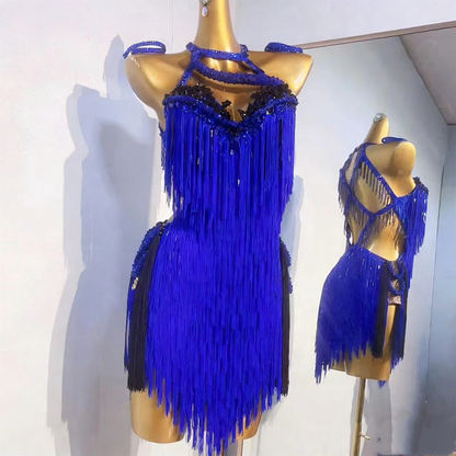 Electric Desire | Latin Dance Dress For Woman | DC147