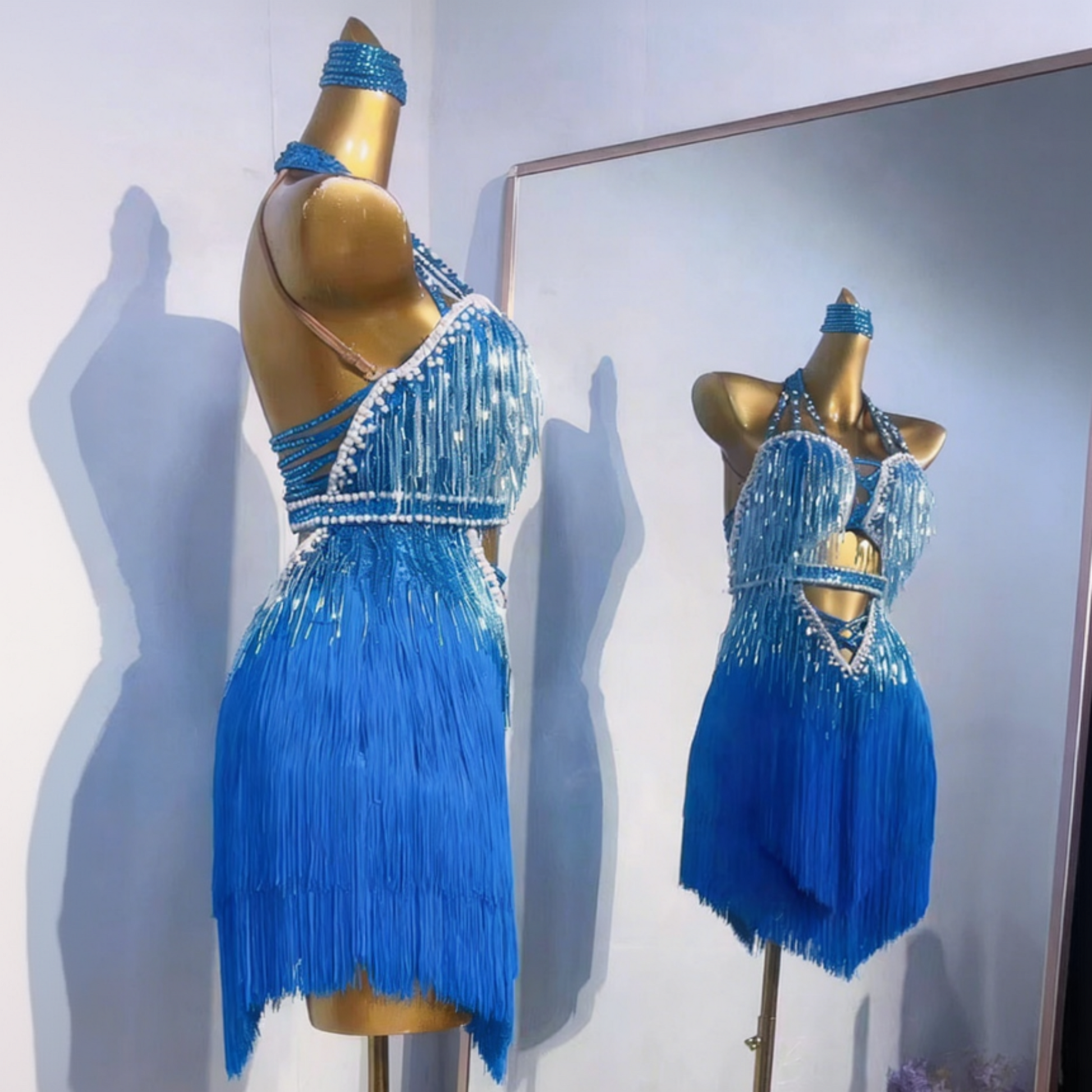 Blue Latin Dress