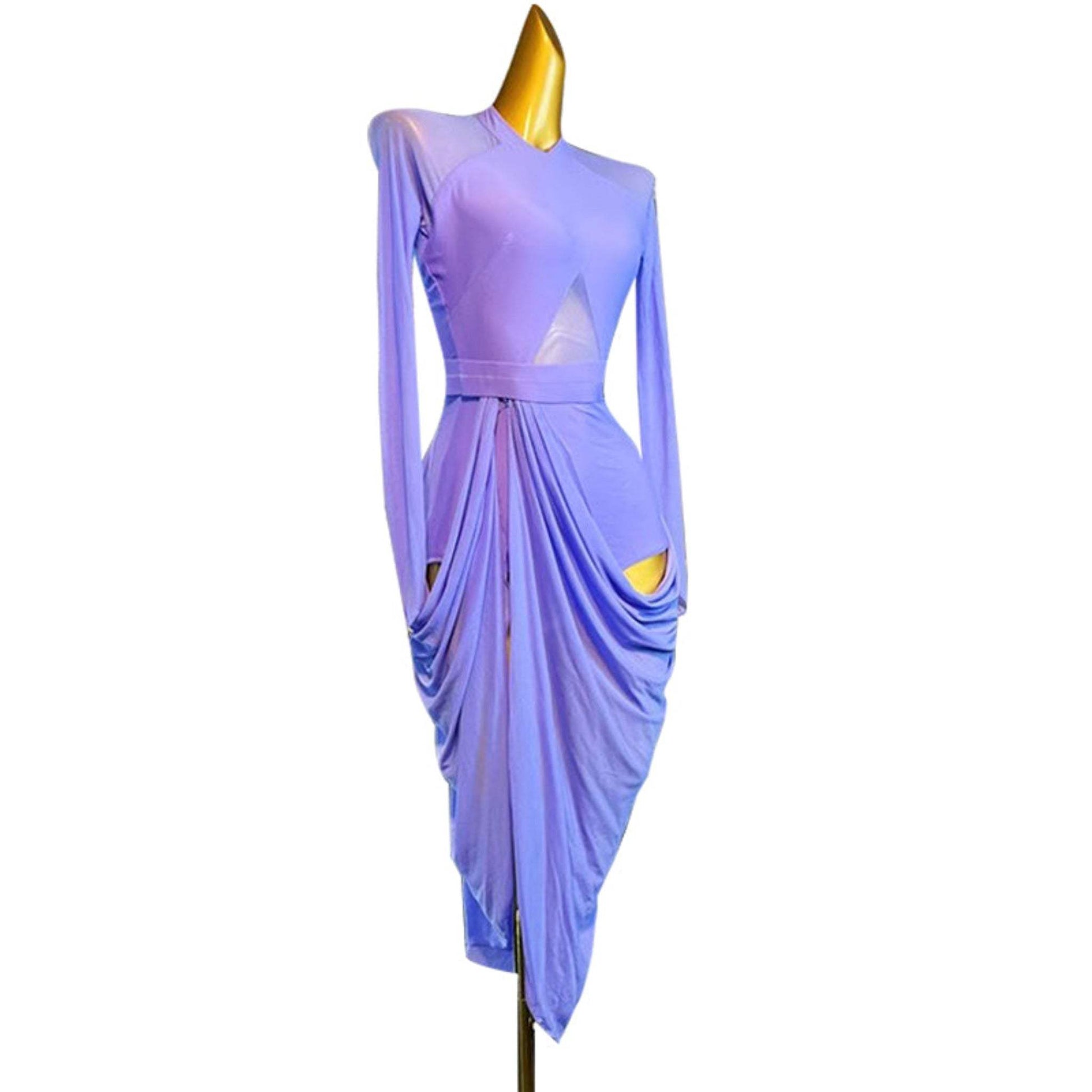 Amethyst Custom Latin Dress | LQ463Dance Dressing Amethyst Custom Latin Dress | LQ463Dance Dressing