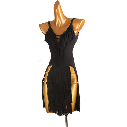 Customizable Fringed Dance Dress | LQ468Dance Dressing