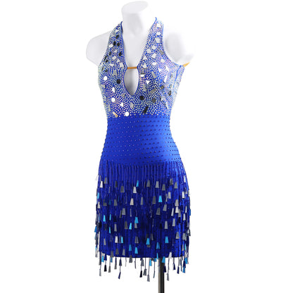 Rhinestone Latin Dress