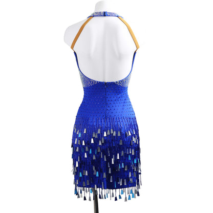 Rhinestone Latin Dress