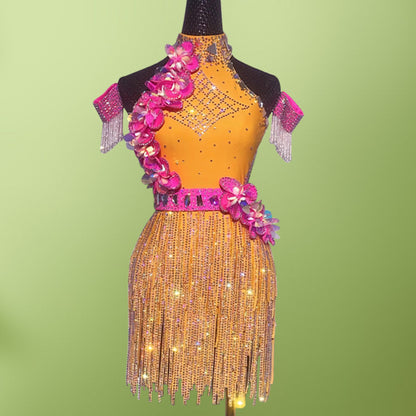 Luminescent Spiral Dress