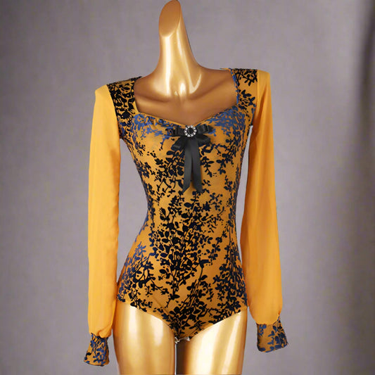 Jewel-Bow Dance Bodysuit