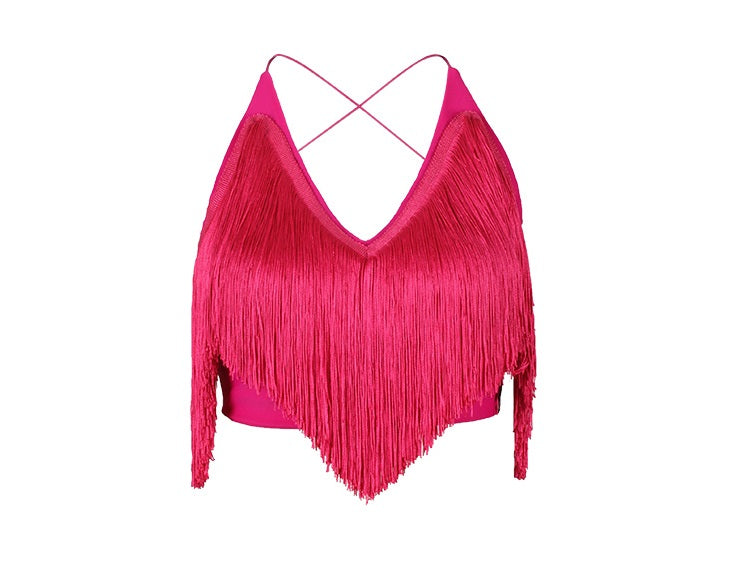 Fringe Dance Wear All Ages | Pink/White | W24B231