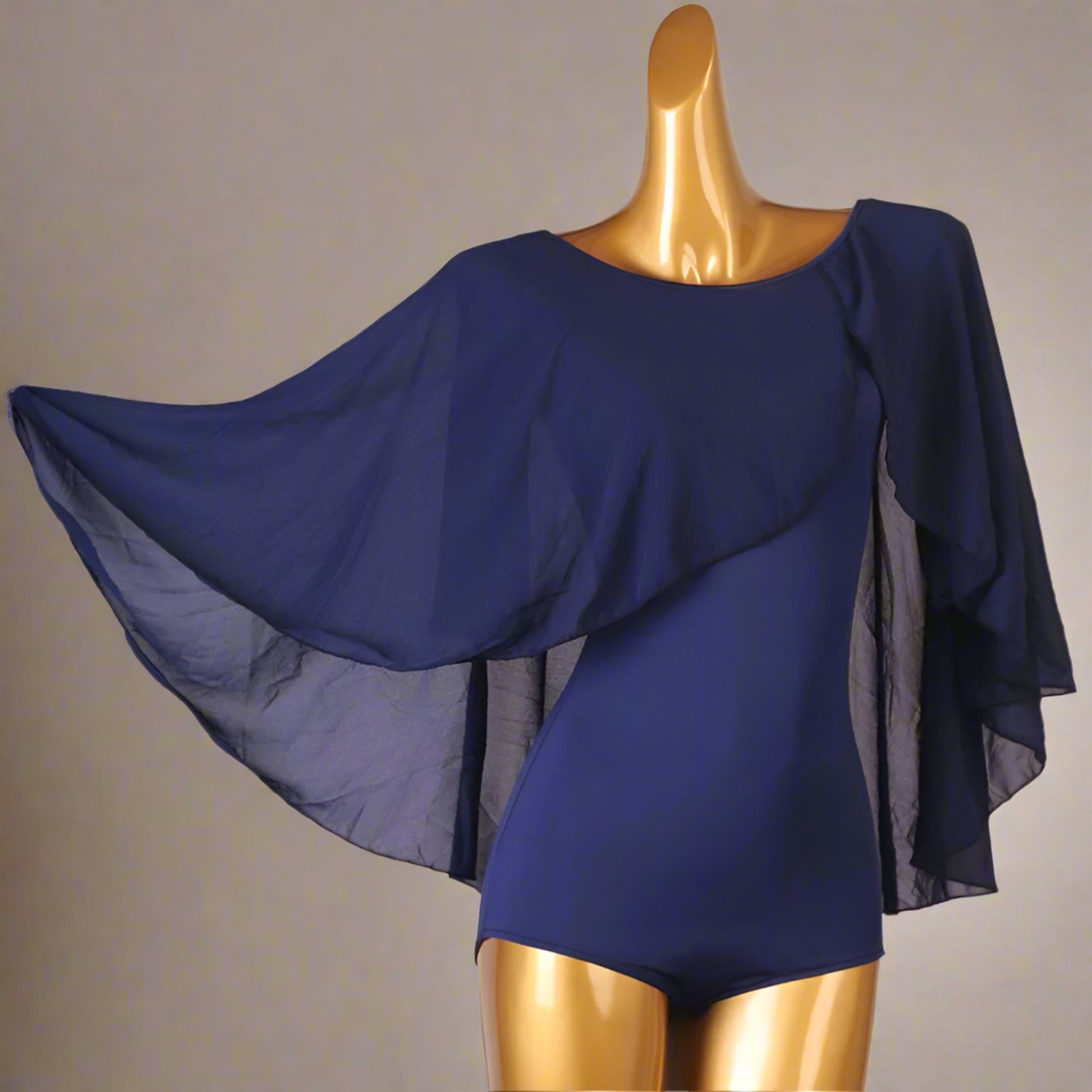 Flowing Cape Bodysuit