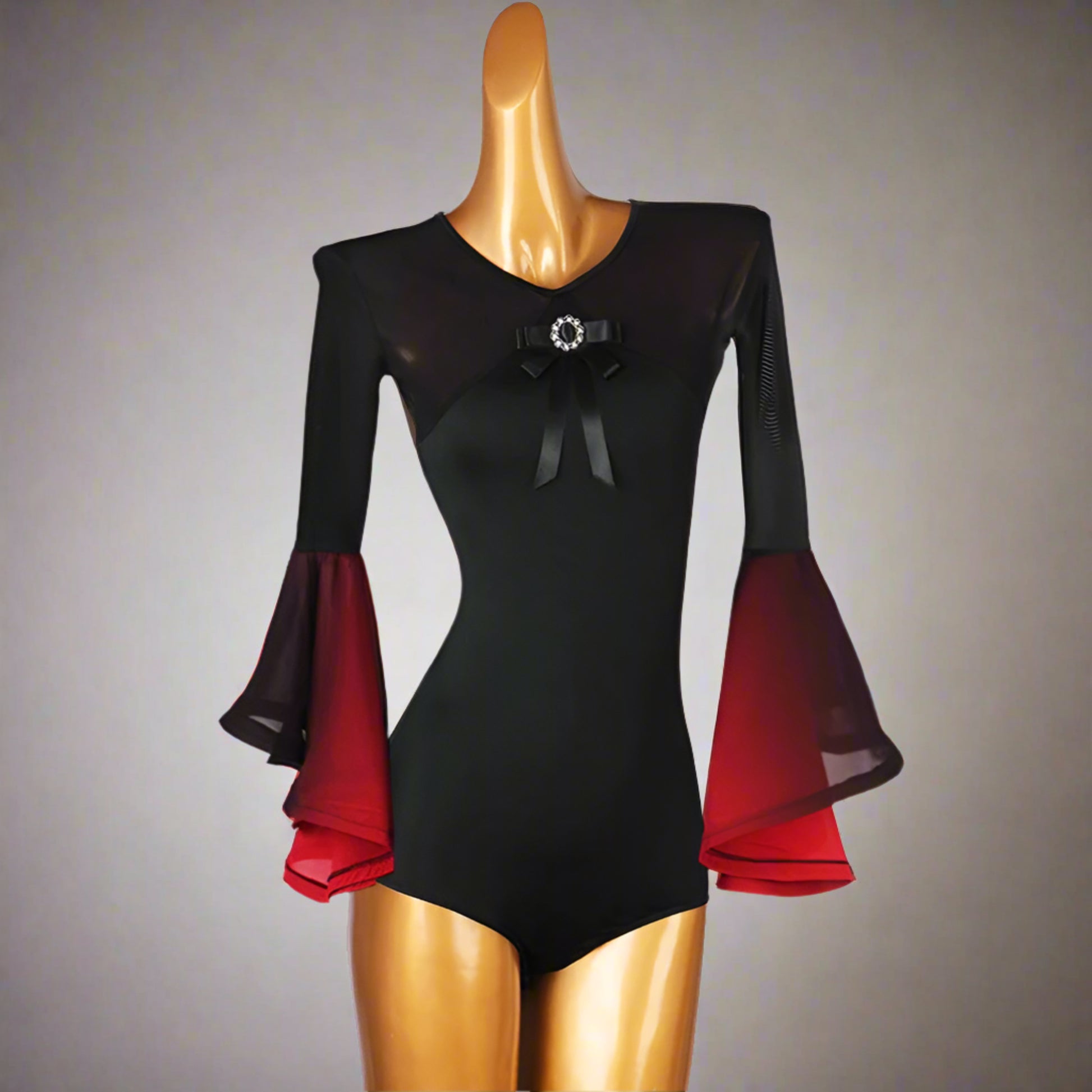 Ombré Sleeve Leotard