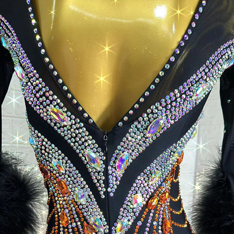Custom Ballroom Dress For Ladies