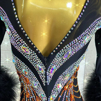 Custom Ballroom Dress For Ladies