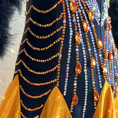 Custom Ballroom Dress For Ladies
