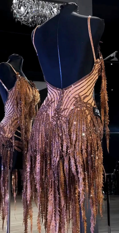 Exquisite Latin Dance Dress