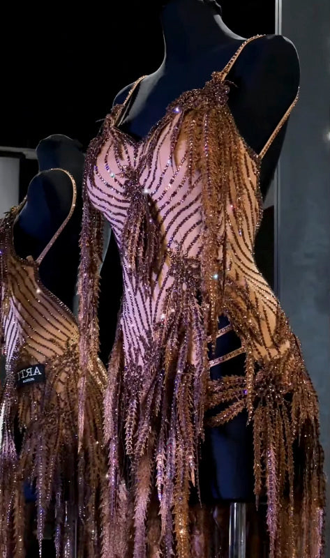 Exquisite Latin Dance Dress