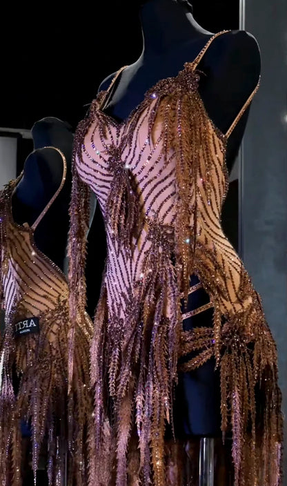 Exquisite Latin Dance Dress