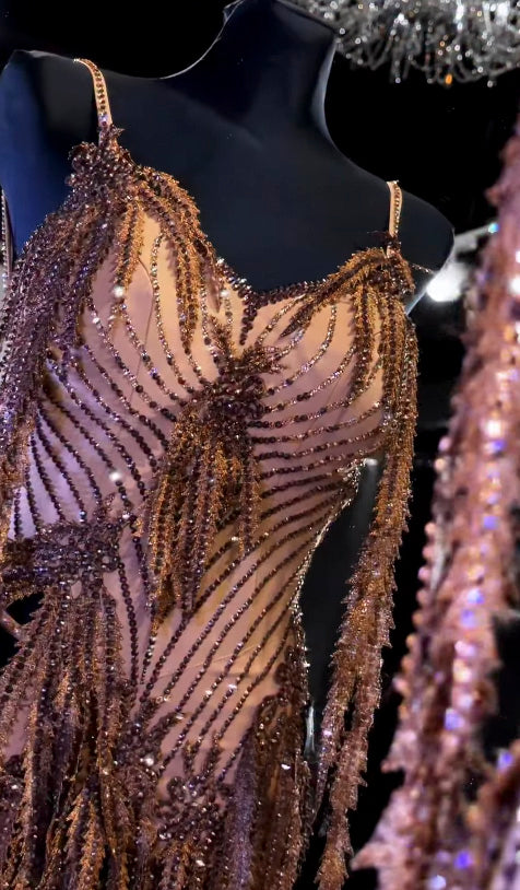 Exquisite Latin Dance Dress