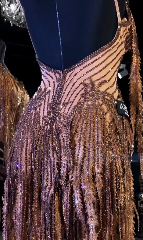 Exquisite Latin Dance Dress