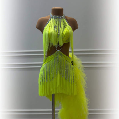 Savich Art's Neon Masterpiece | Latin Competition Dress