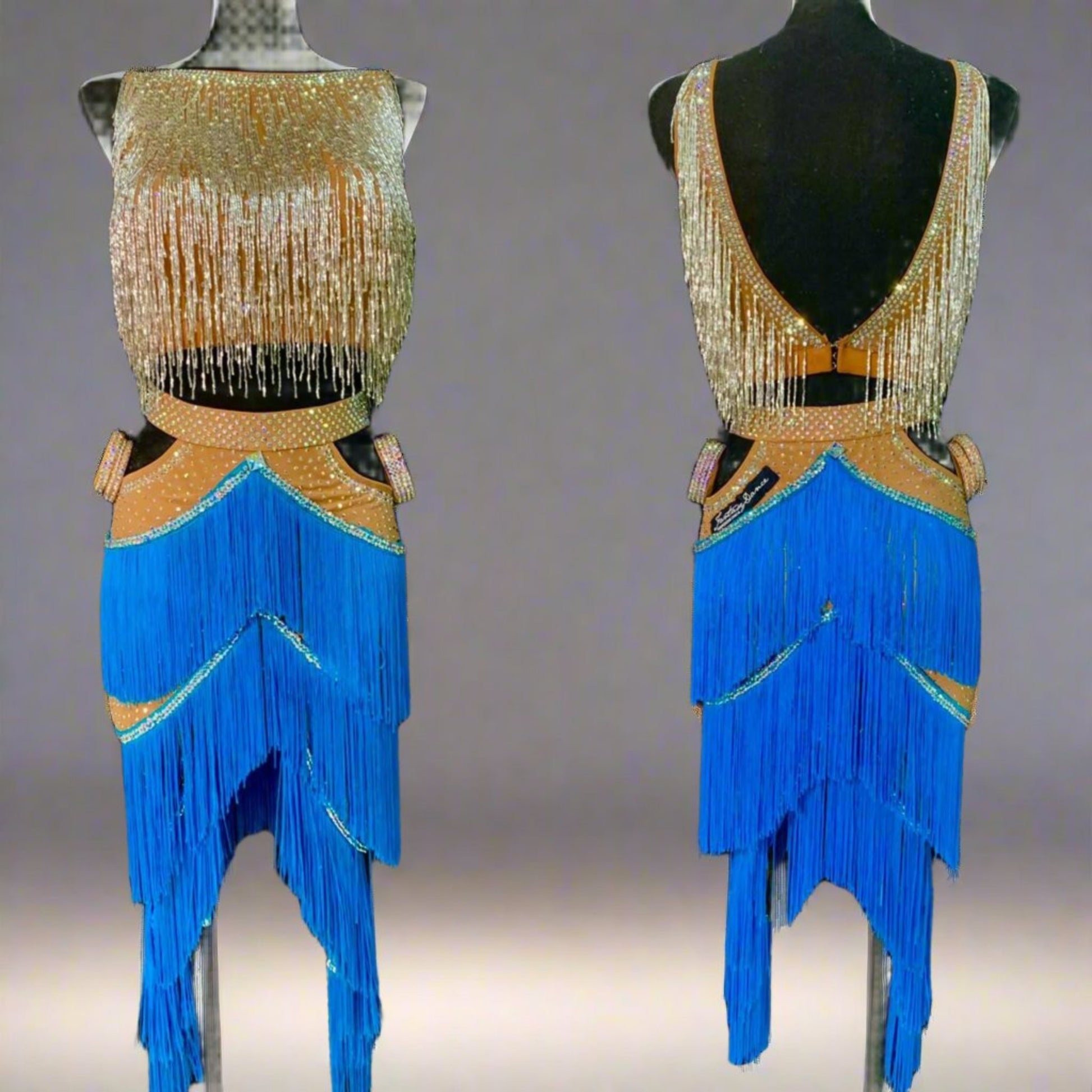 Sapphire Cascade Rhythm Dress