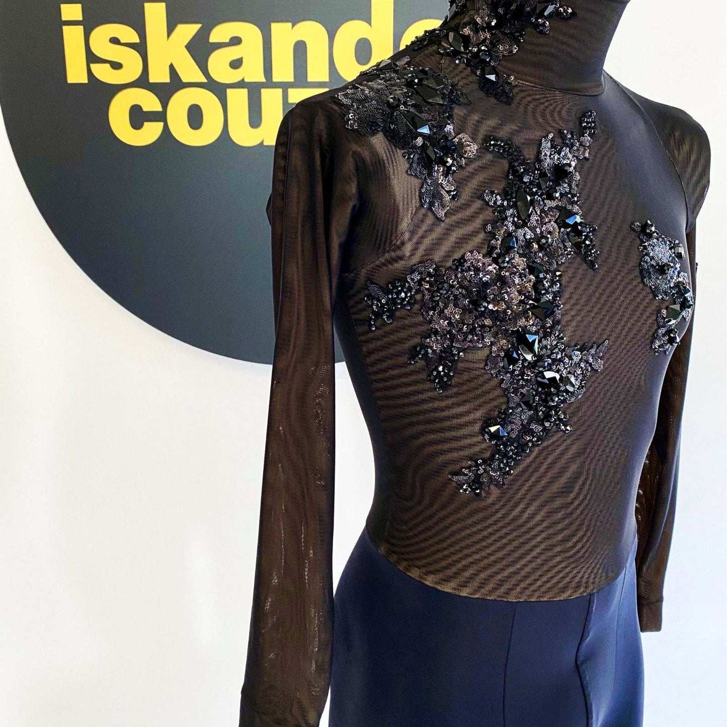 Shadow Elegance Latin Shirt