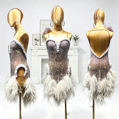 Rhinestone Dance Costume