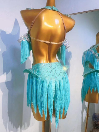 Crystal Latin Dress
