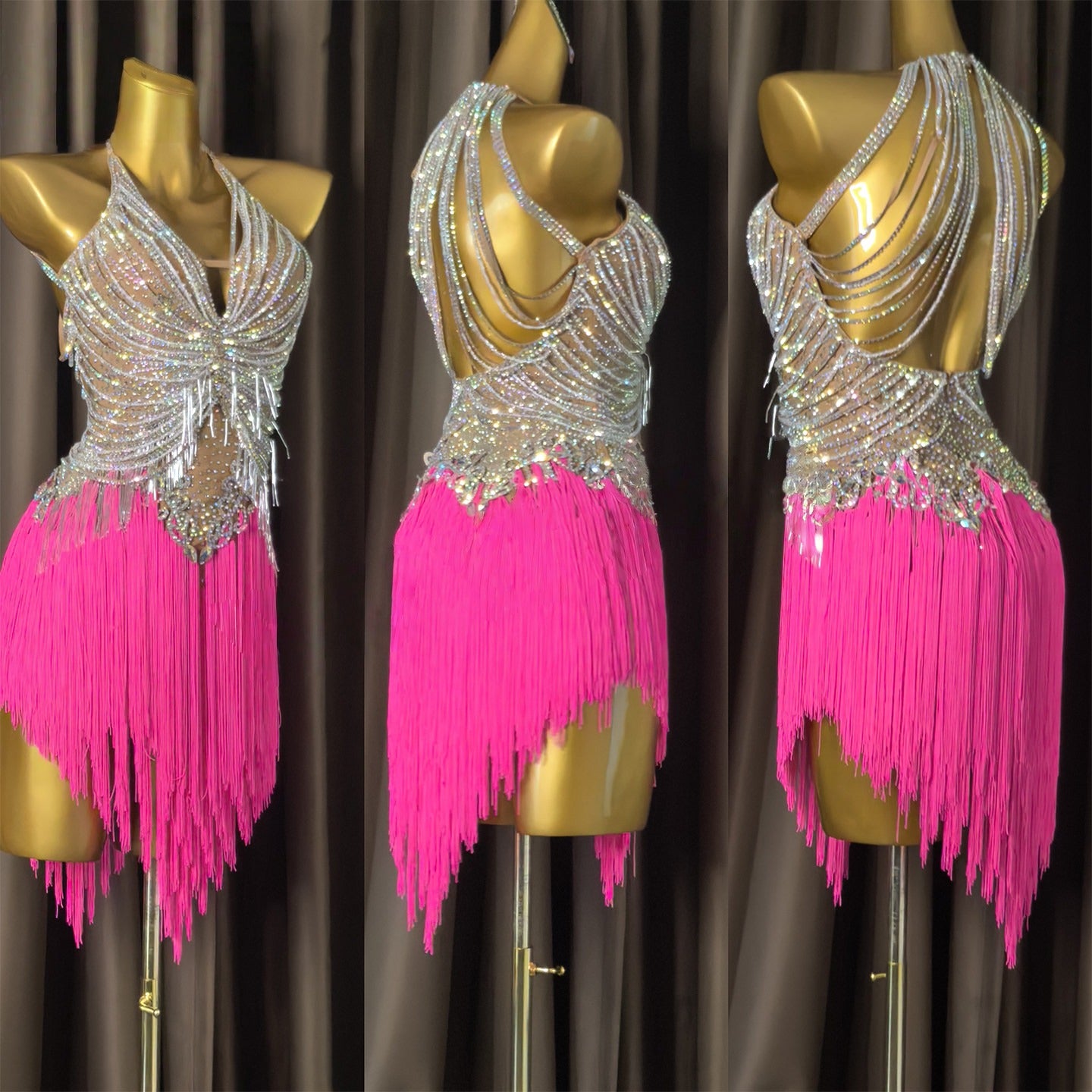Crystal Latin Dress