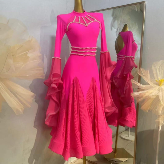 Ballroom Dress With Sleeves