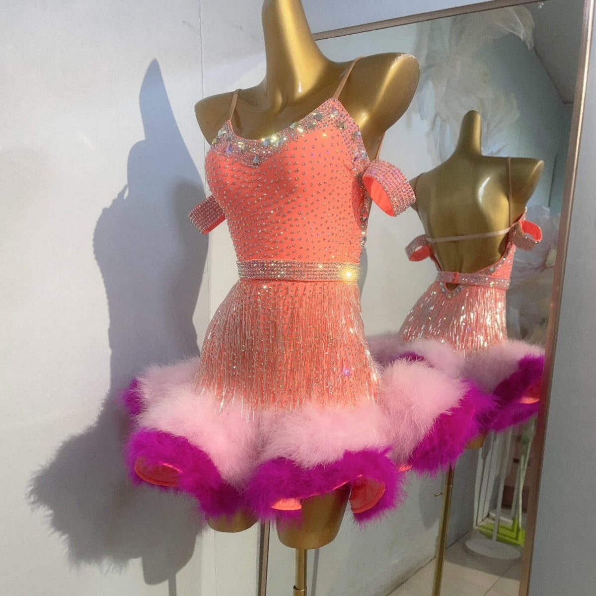 Rhinestone Dance Dress