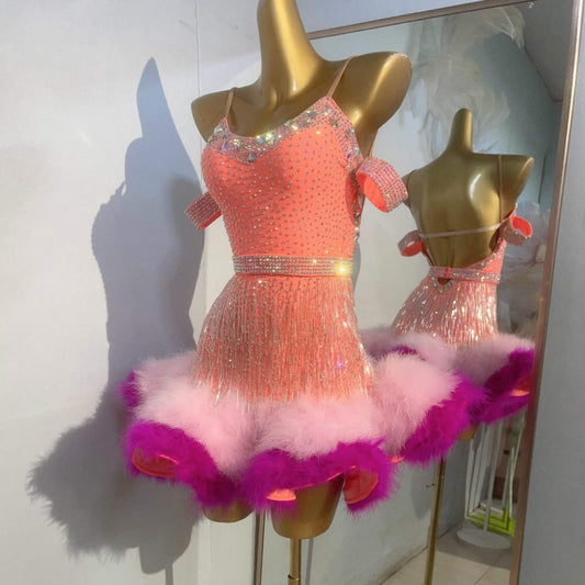 Rhinestone Dance Dress