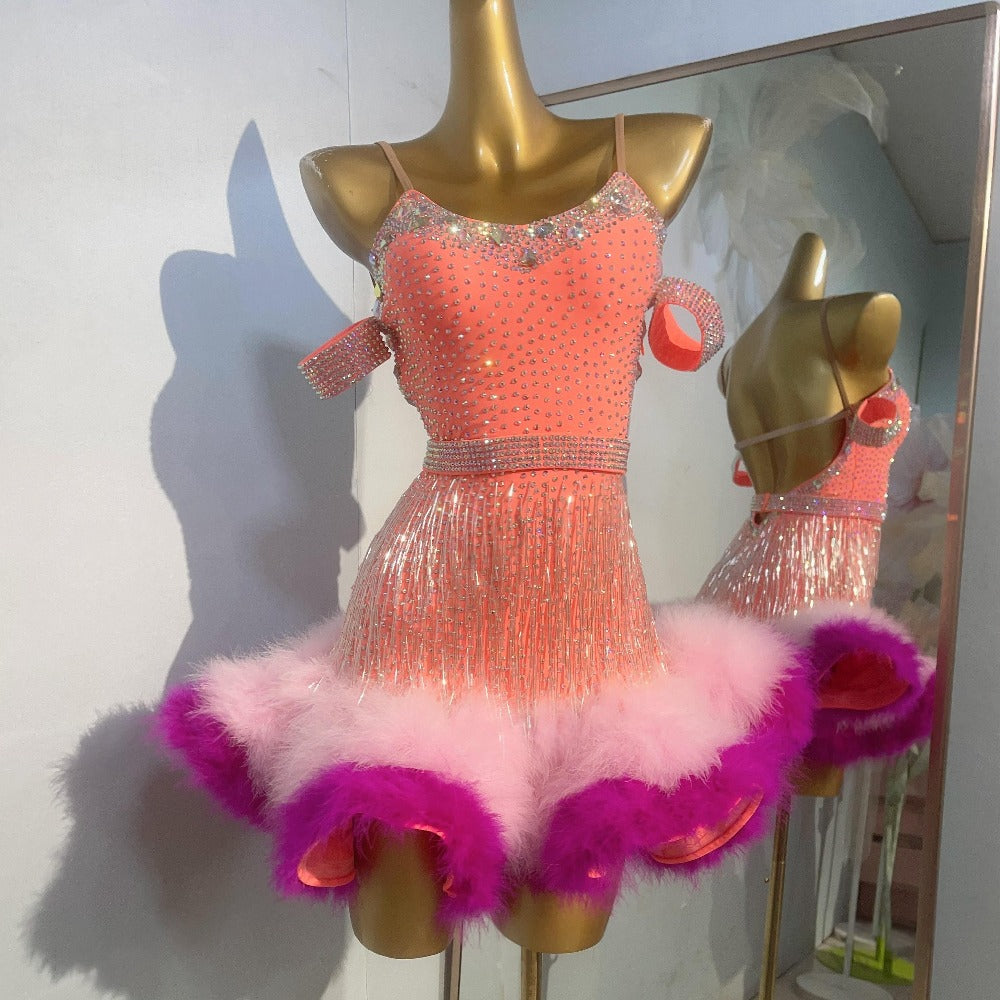 Rhinestone Dance Dress