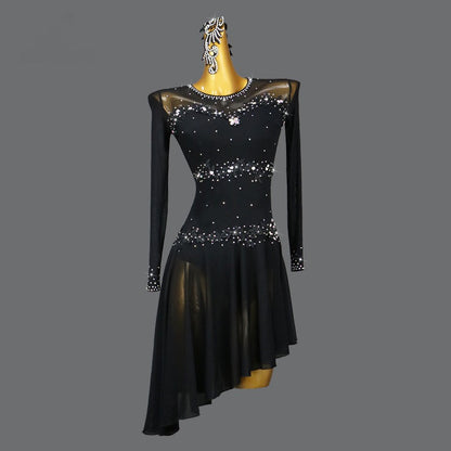 Custom Embellished Latin Dress