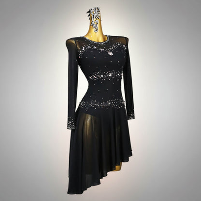 Custom Embellished Latin Dress
