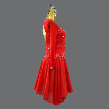 Custom Embellished Latin Dress