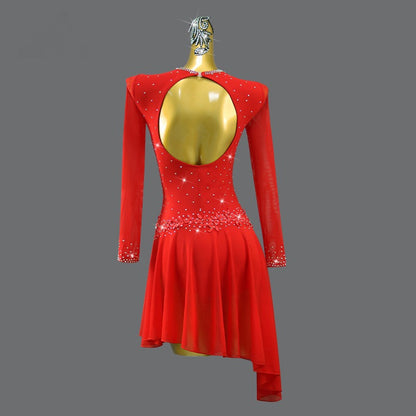 Custom Embellished Latin Dress