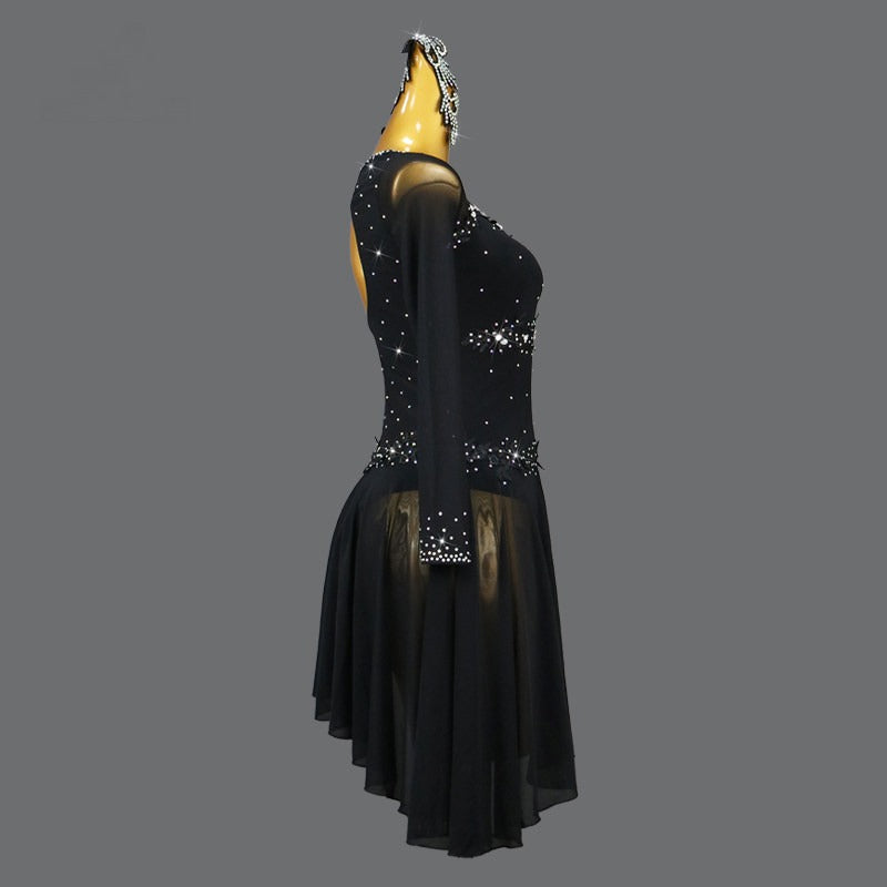 Custom Embellished Latin Dress
