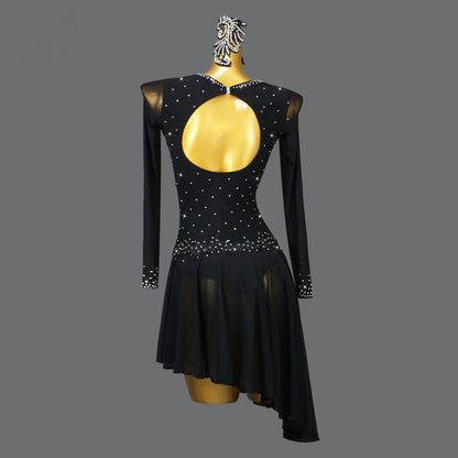 Custom Embellished Latin Dress