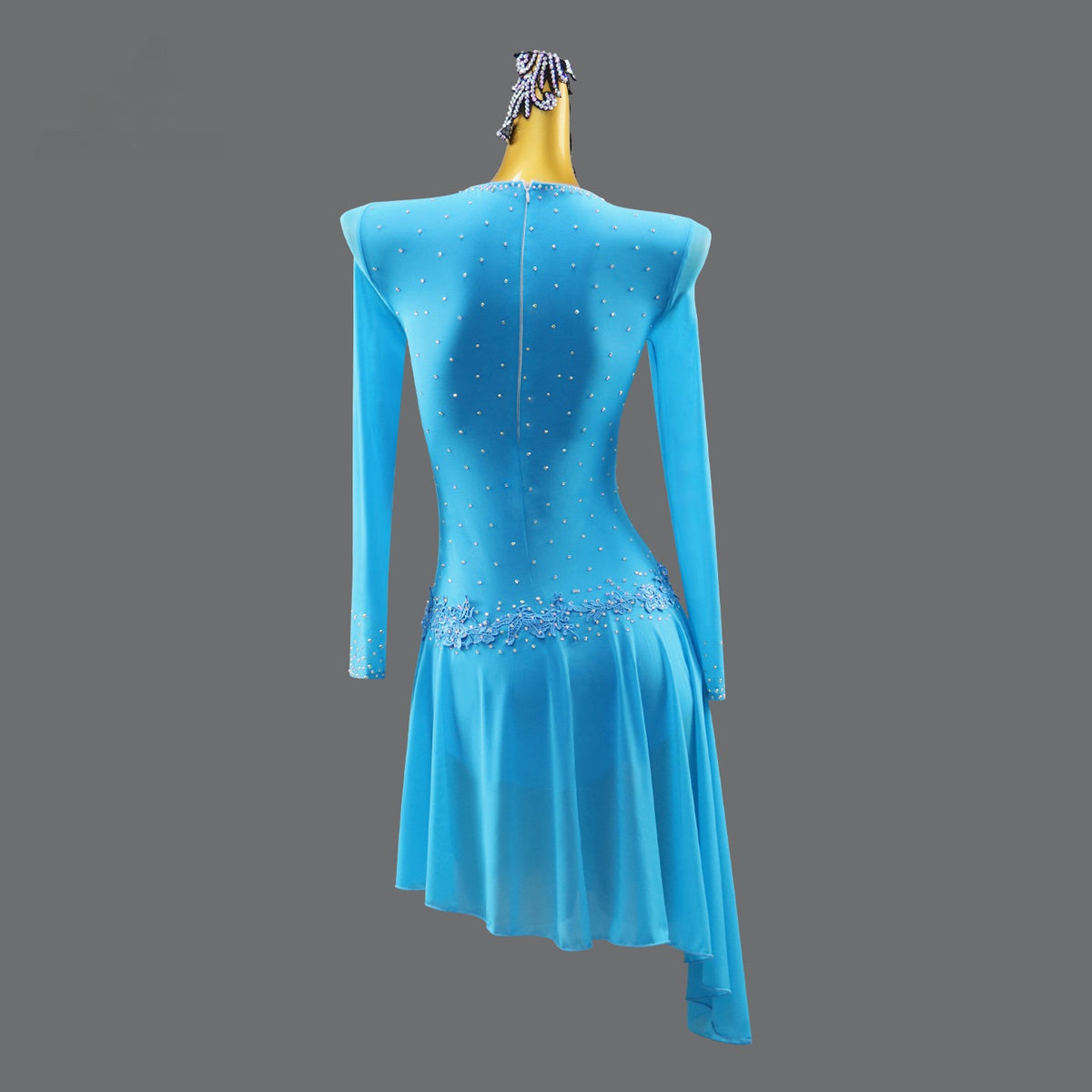 Custom Embellished Latin Dress
