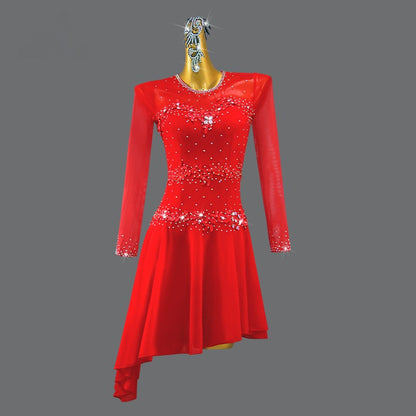 Custom Embellished Latin Dress