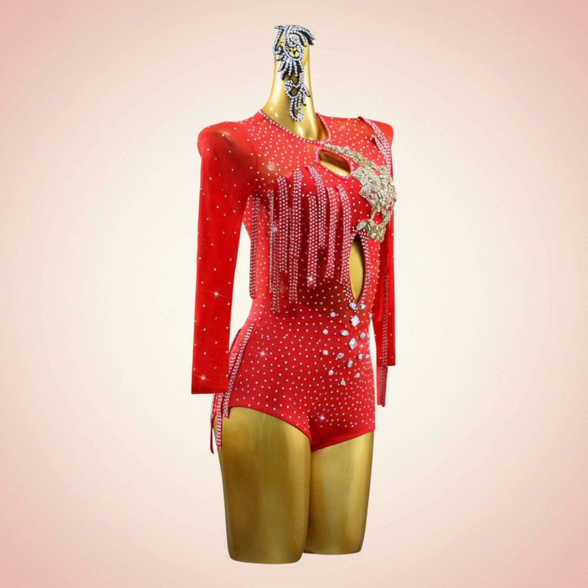 Rhinestone Latin Costume