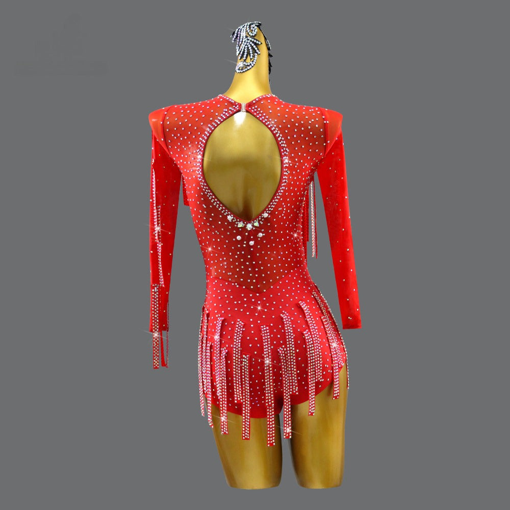 Rhinestone Latin Costume