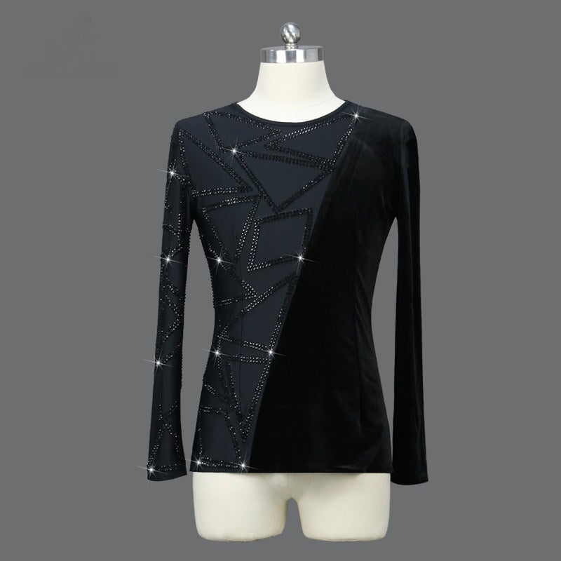 Velvet Latin Dance Shirt